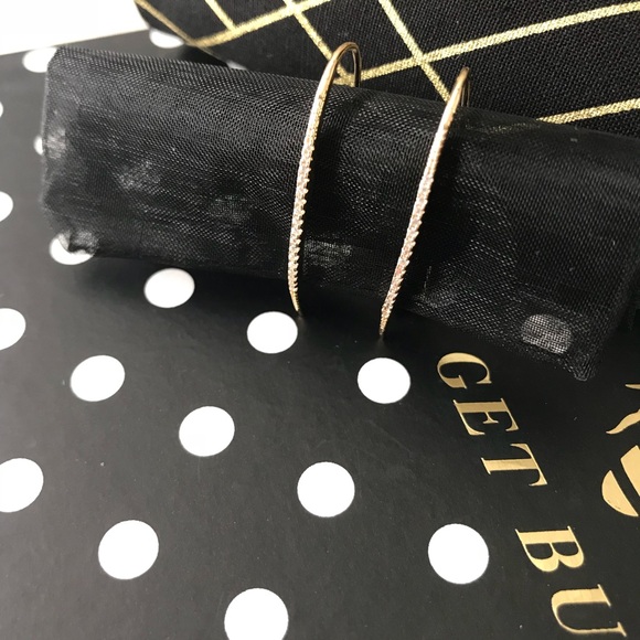 Jewelry - •Simply Chic• Pavé Threader Earrings
